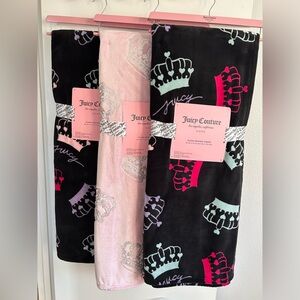 BNWT- Juicy Couture Blankets